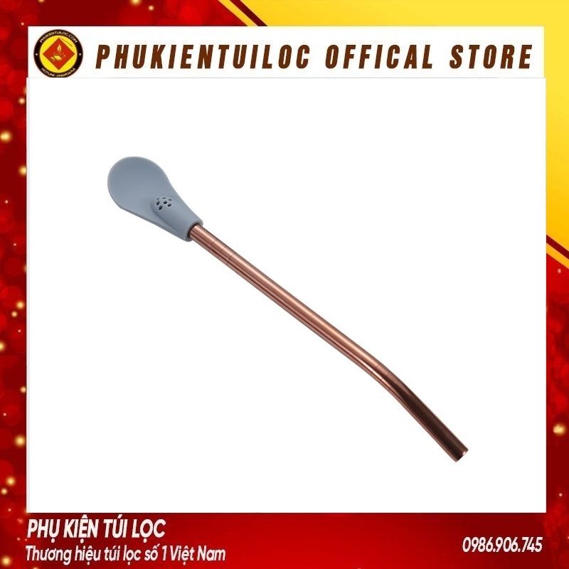 Thìa inox 304 kết hợp Silicone có thể tháo rời khuấy pha trà, cafe siêu tiện lợi- Phukientuiloc.com