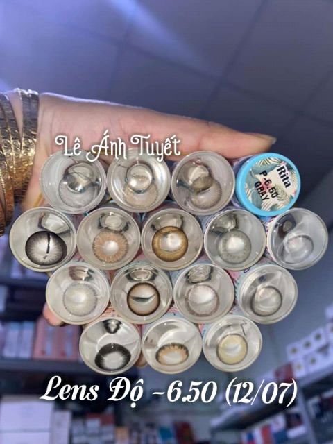 LENS ĐỘ (-5.00 ĐẾN -7.50) 55K/ CẶP + KHAY ĐƠN