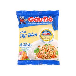 COMBO 3 CHÁO ĂN LIỀN GẤU ĐỎ THỊT BẰM/ GÀ 50G