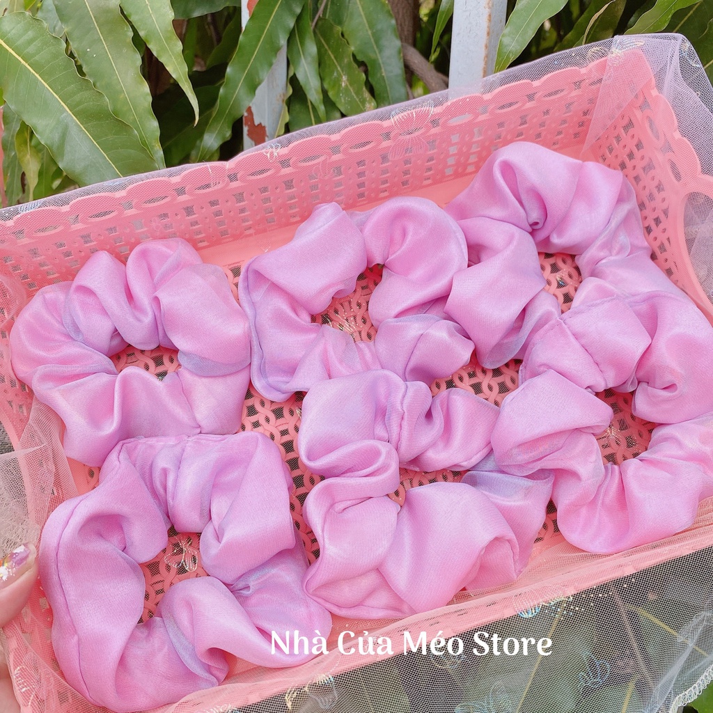 Dây buộc tóc giá rẻ nhiều mẫu xịnh chất liệu lụa mềm mại [NHÀ CỦA MÉO STORE]