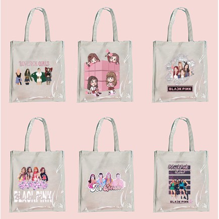 Túi tote blackpink PVC trong TTP2 túi tote blink thần tượng