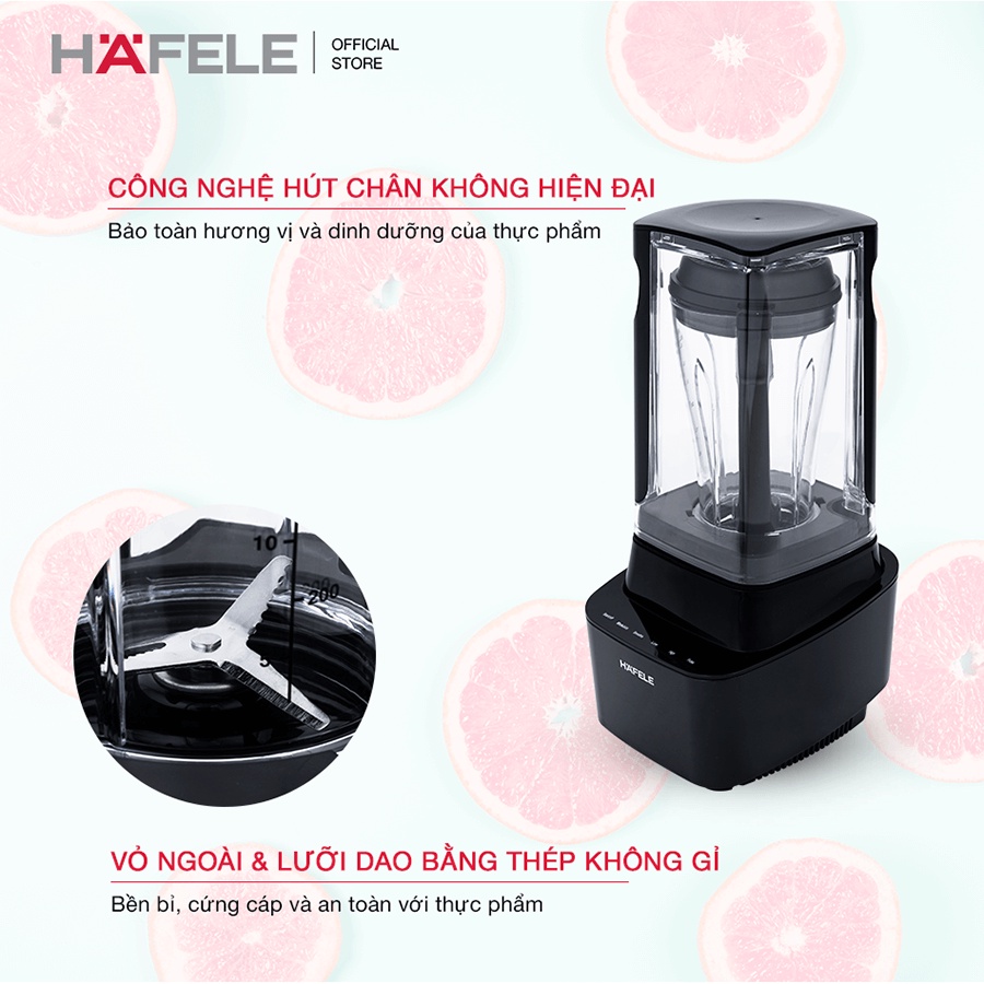 Máy Xay Sinh Tố Đa Năng Chân Không Hafele BR230-19E00