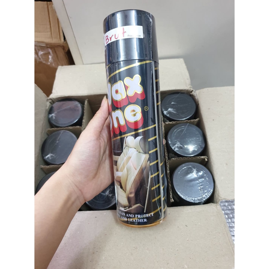 Hàng chính hãng-Chai xịt bóng đa năng đồ da, đồ gỗ, nội thất ô tô Wax One Thái Lan