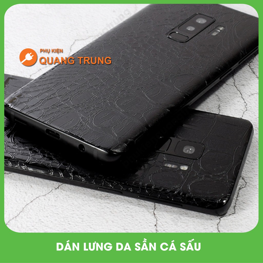 Dán lưng giả vân da cá sấu dành cho galaxy s7,s7edge,s8,s8plus,s9,s9plus,note5,note7,note8,note9