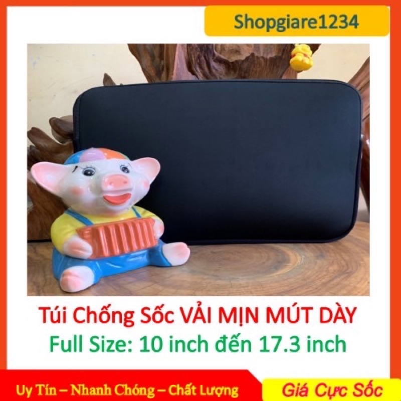 Túi chống sốc laptop LOẠI DÀY từ 13-14 inch -> 15.6 inch - loại lưới New 100%