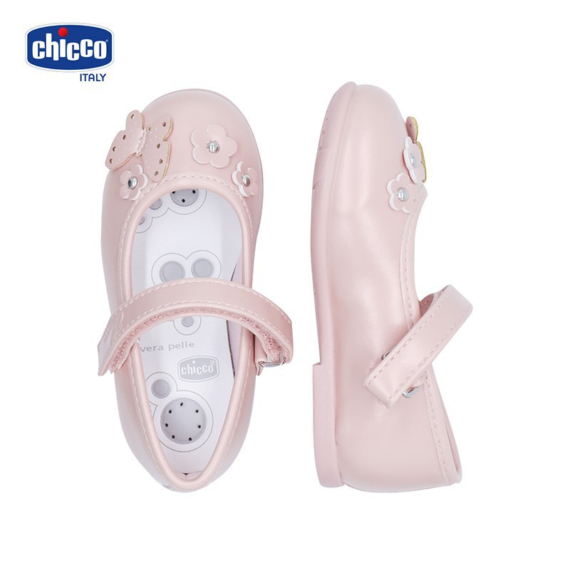 Giầy búp bê định hình vòm bàn chân bé Butterfly Chicco - Hồng Pinky