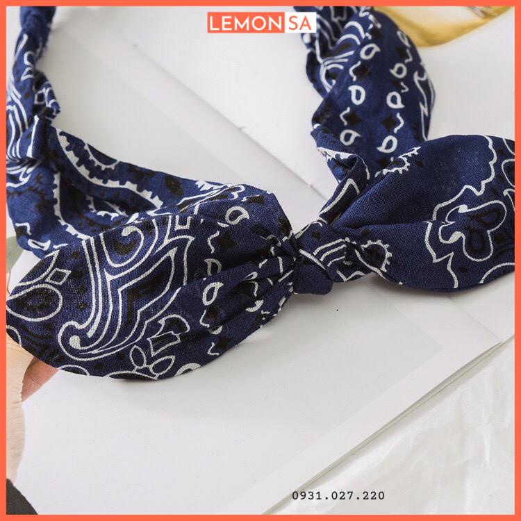 Bờm tóc bandana băng đô tóc tai thỏ - Mã BD002