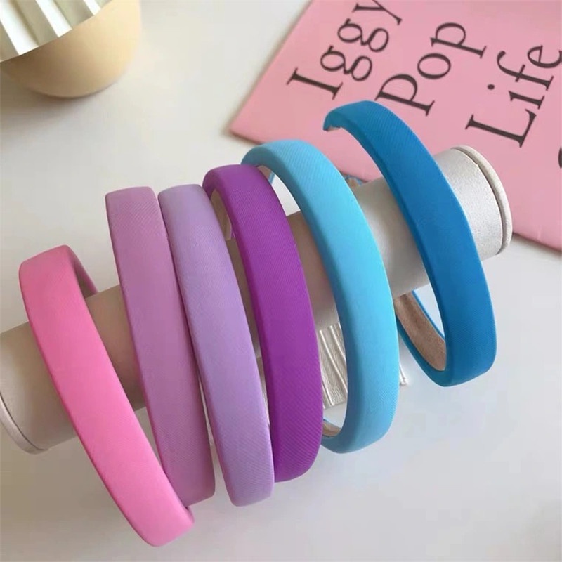 Băng Đô Xốp Màu Sắc Ngọt Ngào Phong Cách Dễ Thương Cho Nữ