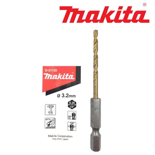 Mũi khoan kim loại đuôi lục giác Makita-D-31120