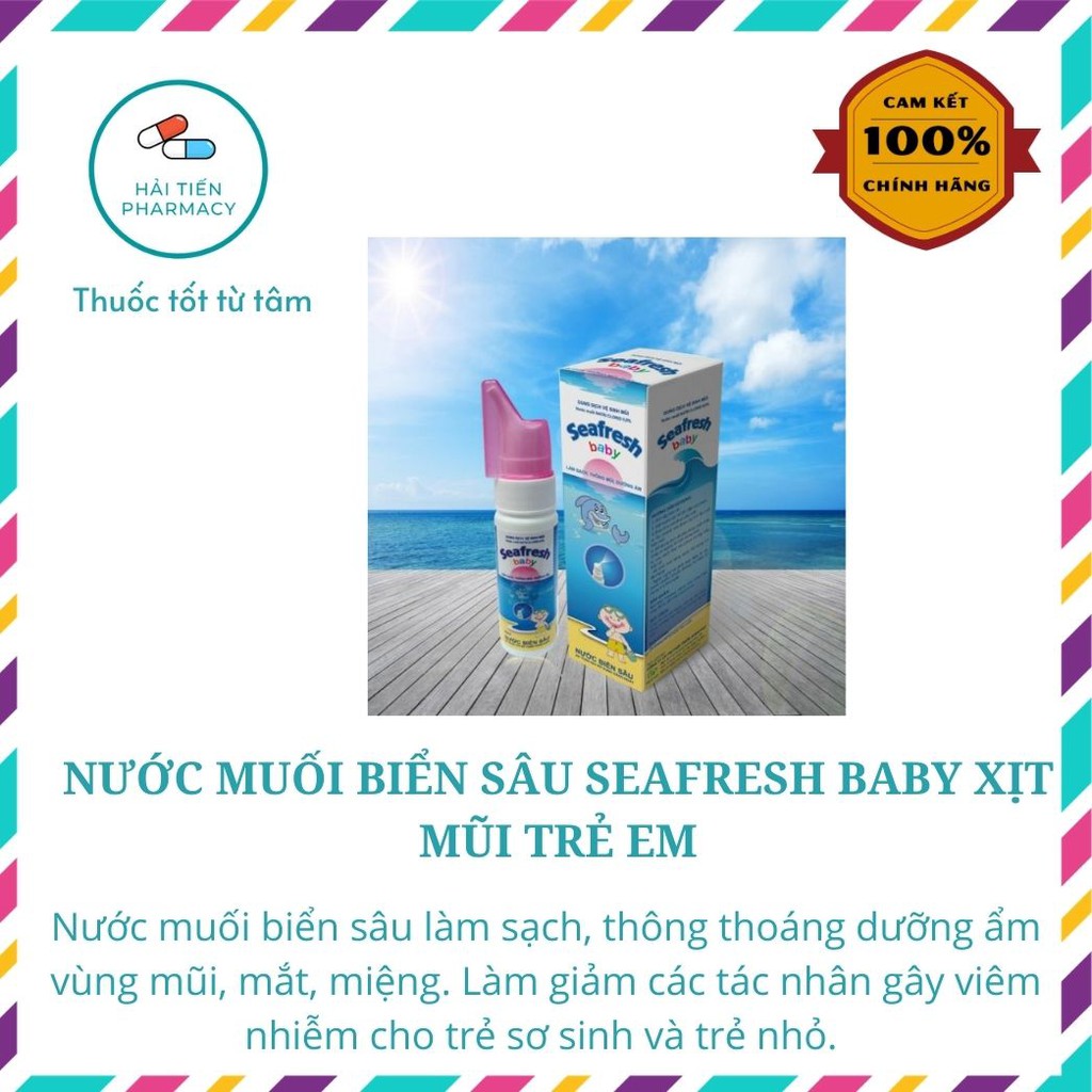 Nước muối biển sâu seafresh baby xịt mũi trẻ em