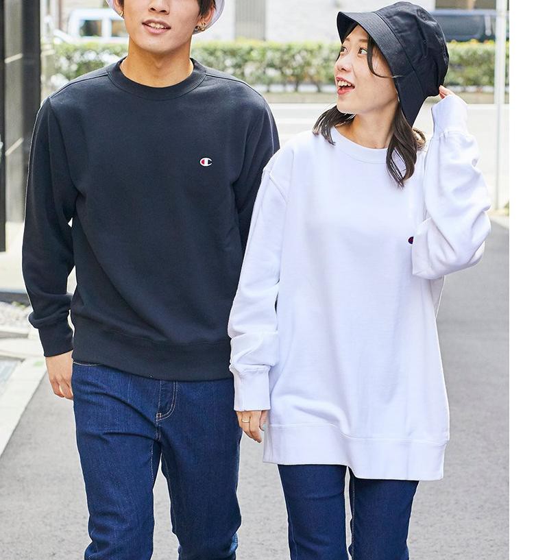 Áo Sweater Tay Dài In Logo Champion Thời Trang