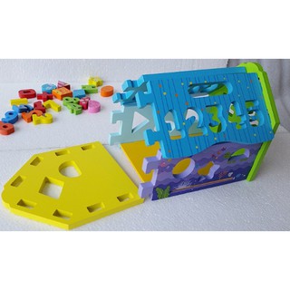 Nhà lắp ráp thả hình thả số Vivitoys 314