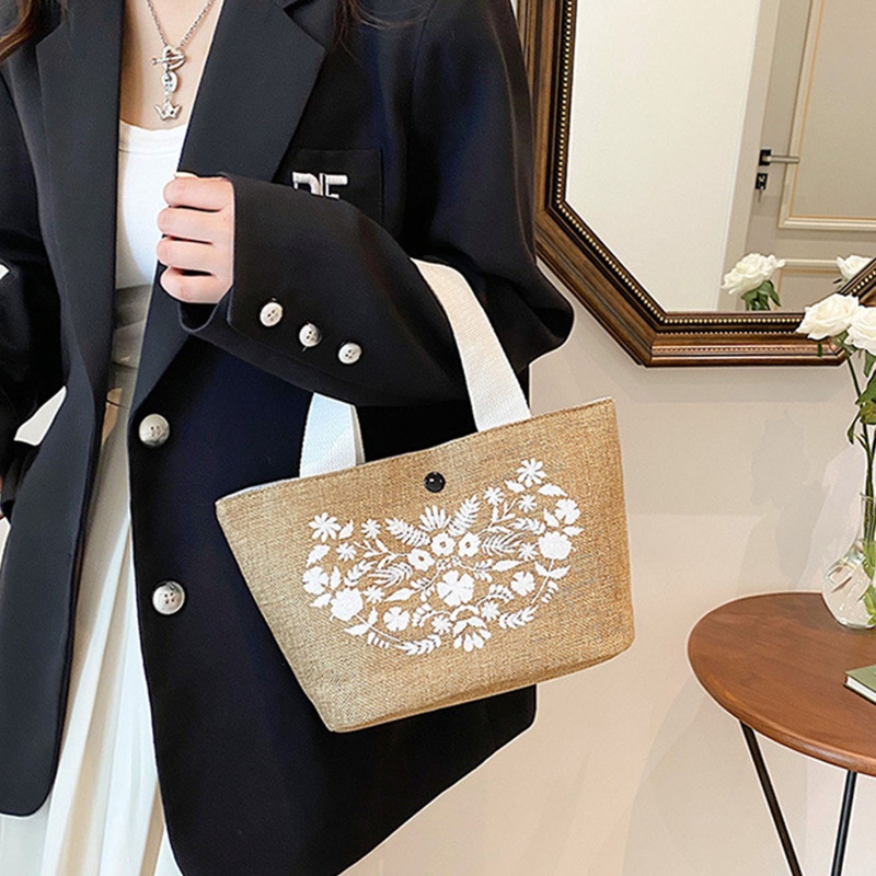 Túi Xách Đeo Vai Dệt Tay In Chữ Thời Trang Dành Cho Nữ