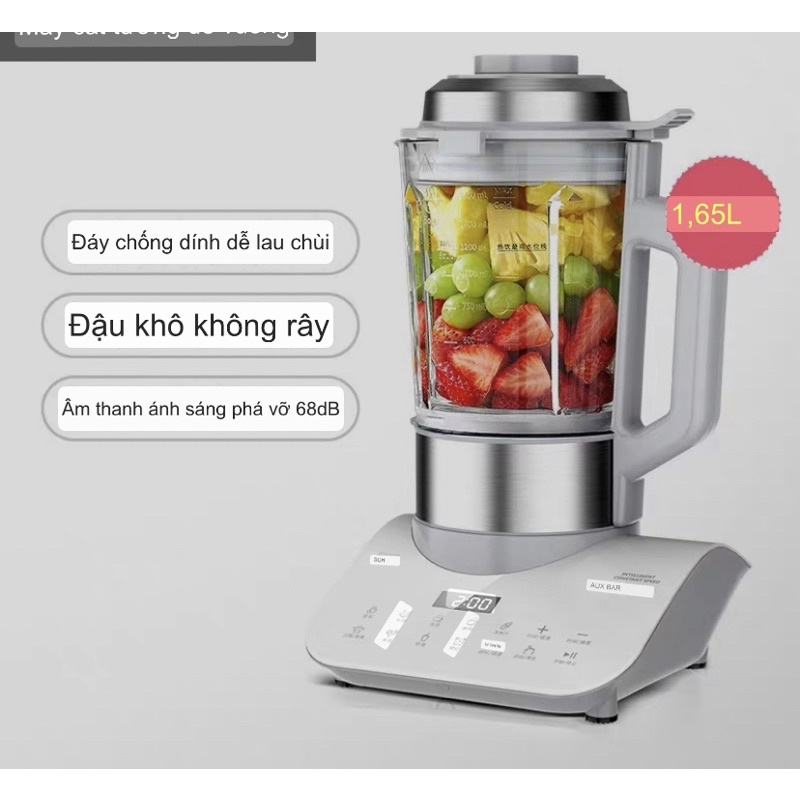 CHÍNH HÃNG -  MÁY SỮA HẠT AUX - TẶNG KÈM NỒI HẦM CHƯNG YẾN, PHA TRÀ