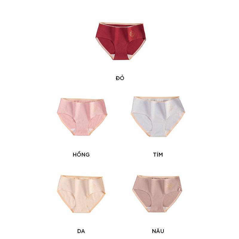 Quần lót nữ cotton ngộ nghĩnh rẻ đẹp thun lạnh dễ thương đúc không đường may QL01 | BigBuy360 - bigbuy360.vn