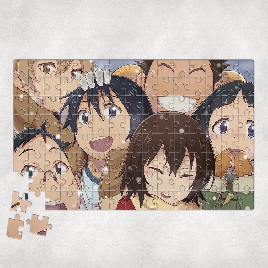 Tranh ghép hình A4, A5 Anime, xếp hình ERASED - Mẫu 1