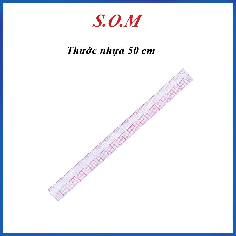 Thước nhựa dùng đo may 50 cm