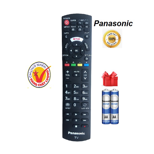 Điều khiển TIVI panasonic chính hãng