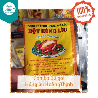 Combo 02 gói bột húng lìu 5g Hoàng Thịnh