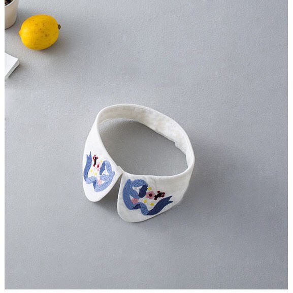 Cổ áo tháo rời thêu cách điệu - Mã CN08 CN07