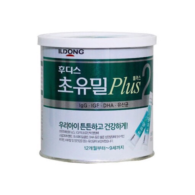 Sữa non Ildong Hàn Quốc Plus 2 cho bé 100 gói
