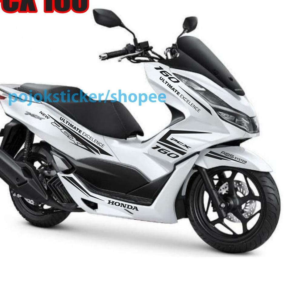 Có Giới Hạn!.. Nhãn Dán Cắt Giấy Màu Trắng pcx 160 Yrs 2021