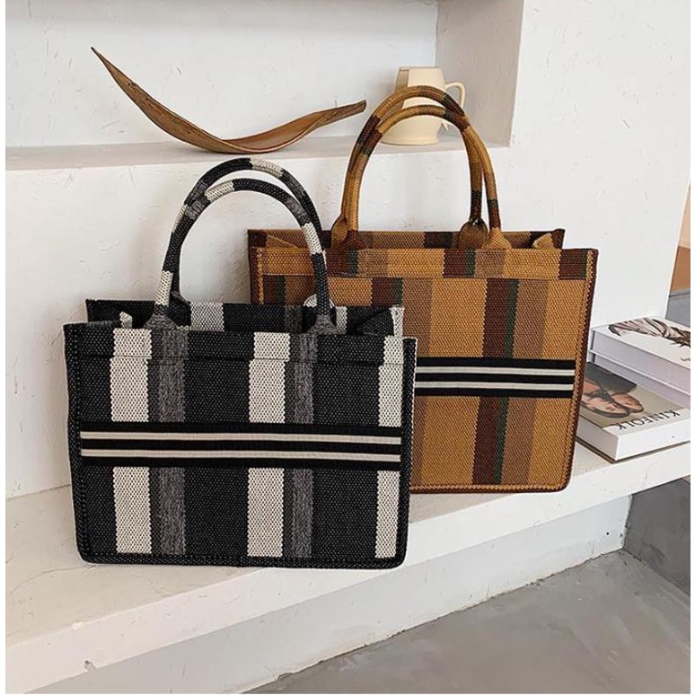 Túi Xách Nữ Kẻ Sọc Thời Trang 2020