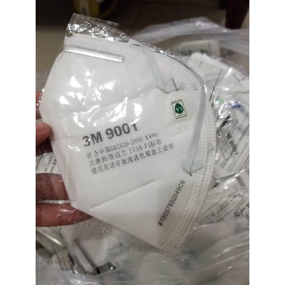 [Chính hãng] - Khẩu trang chống virus 3m 9001 lọc bụi kháng khuẩn 99% | BigBuy360 - bigbuy360.vn