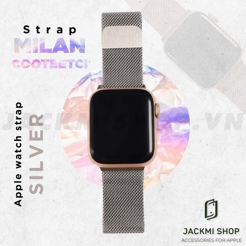 [HÀNG CHÍNH HÃNG] Dây Milan thép COTEETCI cho Apple Watch series 7/6/5/4/3/2/1