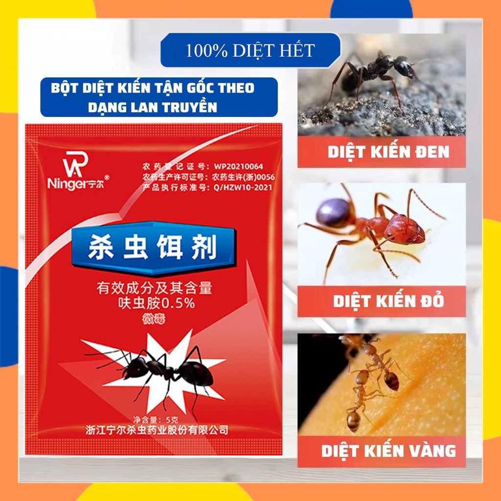 Thuốc Diệt Kiến NINGER Diệt Tận Gốc, Thành Phần Tự Nhiên, Không Gây Khó Chịu Cho Người Sử Dụng An Toàn Cho Trẻ Nhỏ