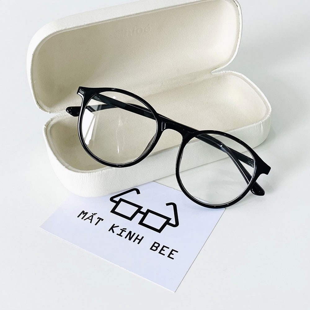 Mắt kính nữ gọng giả cận học sinh thời trang BEE143 tặng hộp + khăn