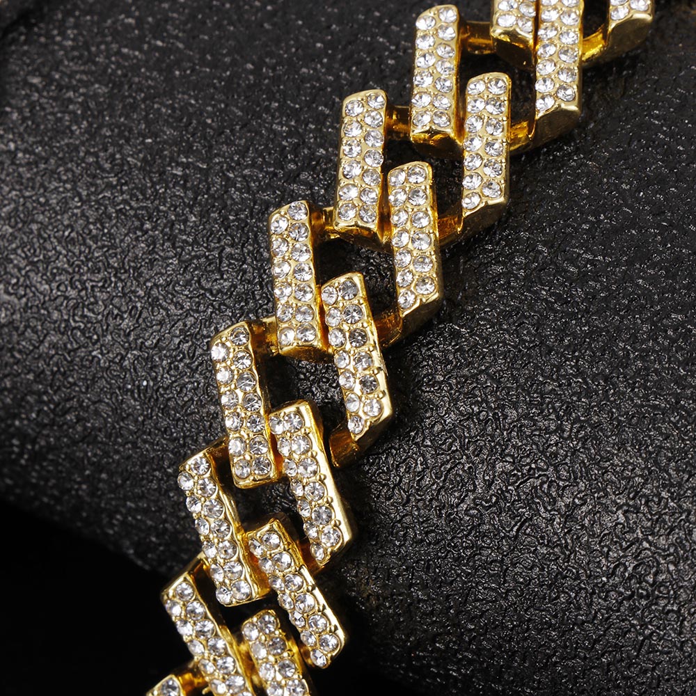 Vòng Đeo Tay Vòng cổ Đính Đá Sáng Lấp Lánh Sang Trọng Cho Nam Và Nữ