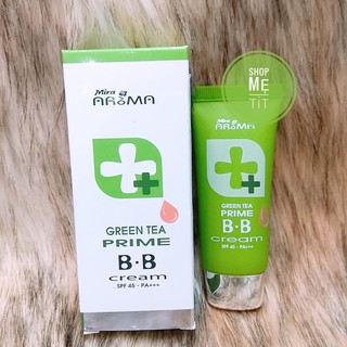 Kem Nền BB Cream Trà Xanh MIRA AROMA Green Tea Prime