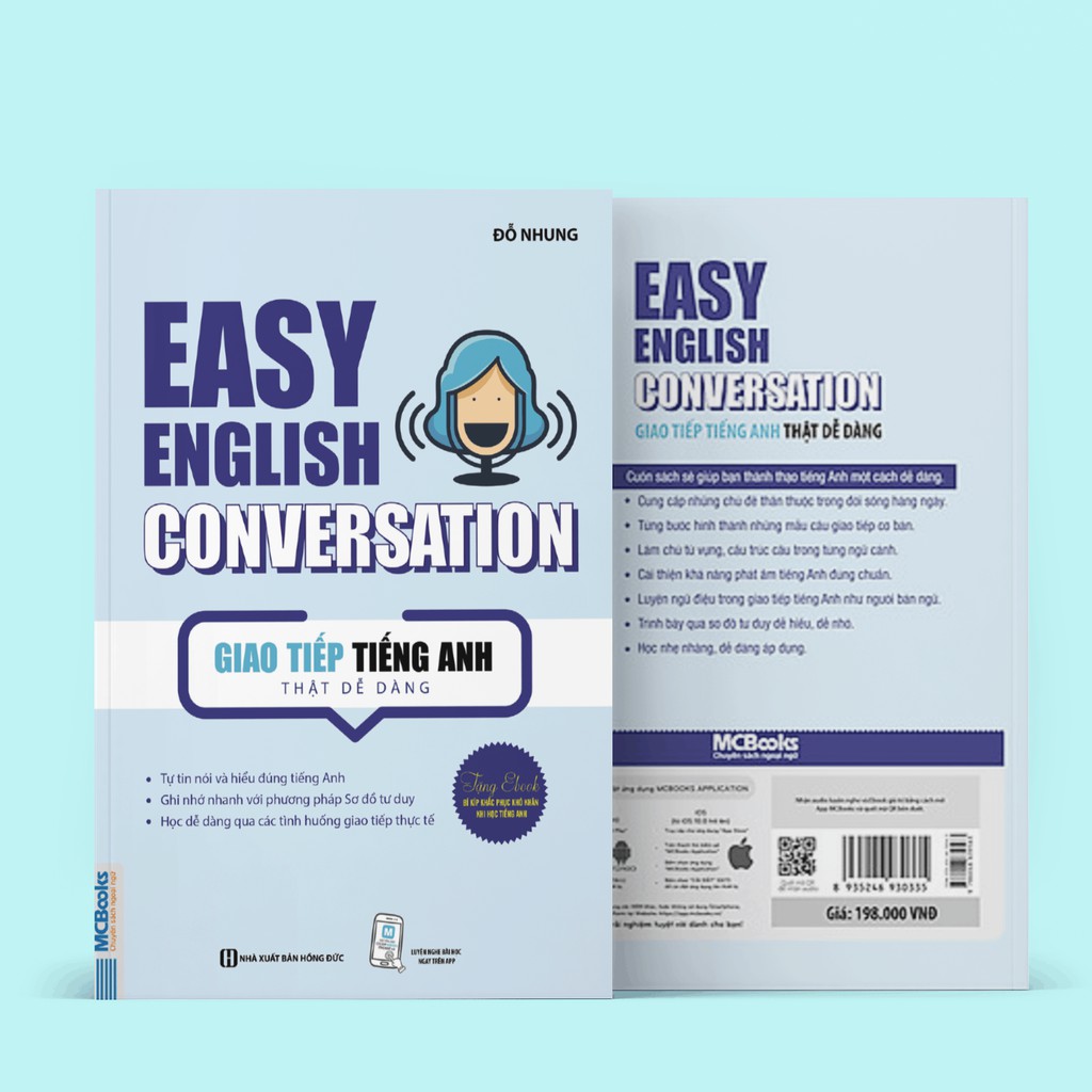 Sách - Easy English Conversation: Giao Tiếp tiếng Anh Thật Dễ Dàng (Học Cùng App MCBOOKS) | BigBuy360 - bigbuy360.vn