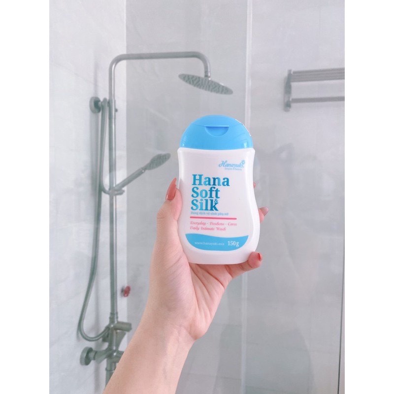 [Chính hãng] Dung dịch vệ sinh phụ nữ Hana soft silk hanayuki 150ml giúp khử mùi lưu hương dịu nhẹ
