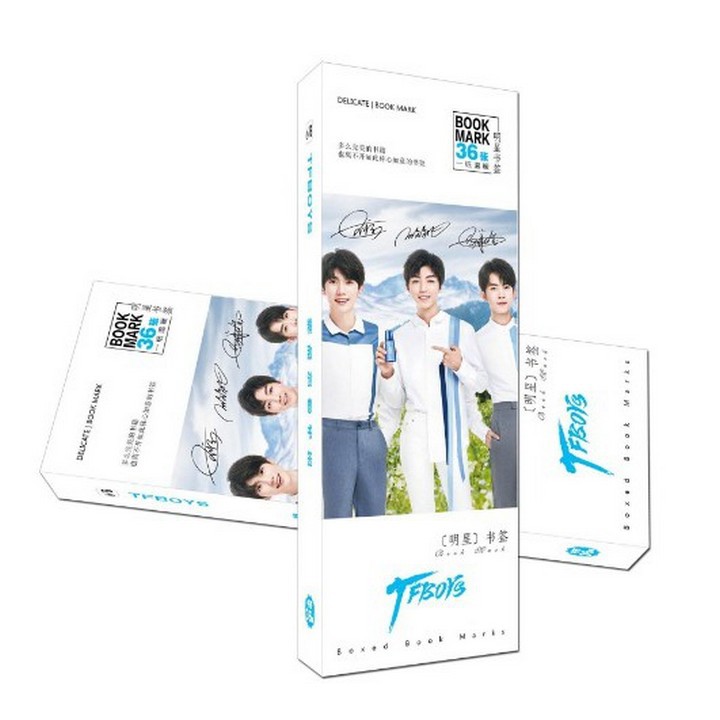 Bookmark TFboys hộp ảnh kẹp sách đánh dấu trang