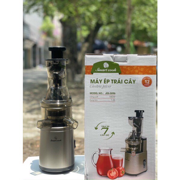 Máy ép chậm chính hãng Smartcook JES 3896 7 cấp độ ép