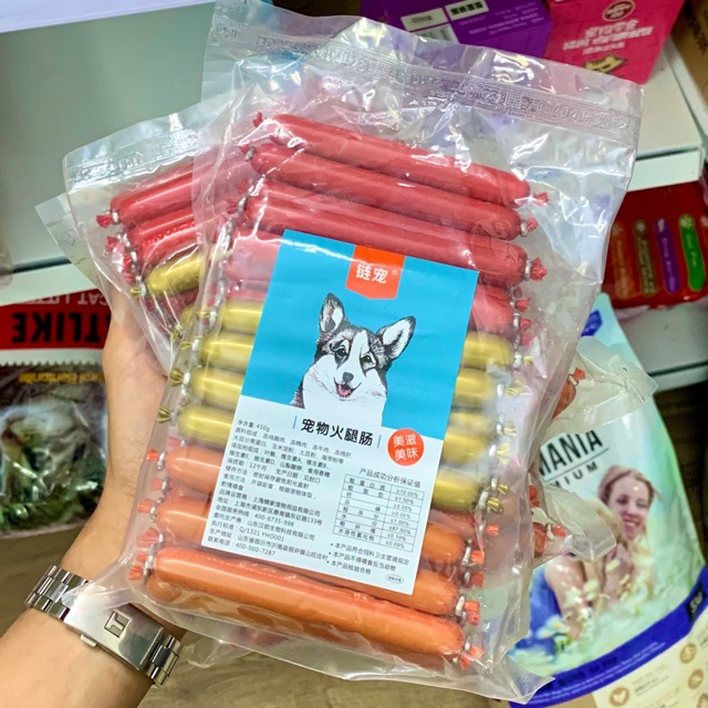 Xúc xích cho chó mèo | Đủ 3 vị
