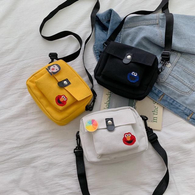 Túi đeo chéo vải canvas