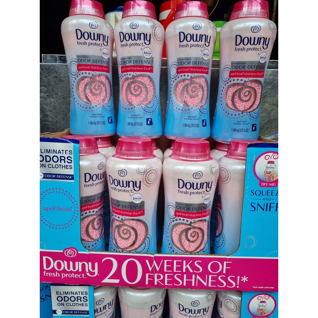 Viên xả vải Downy Fresh Protect Odor Defense 1.06kg / Sáp xả thơm quần áo Mỹ