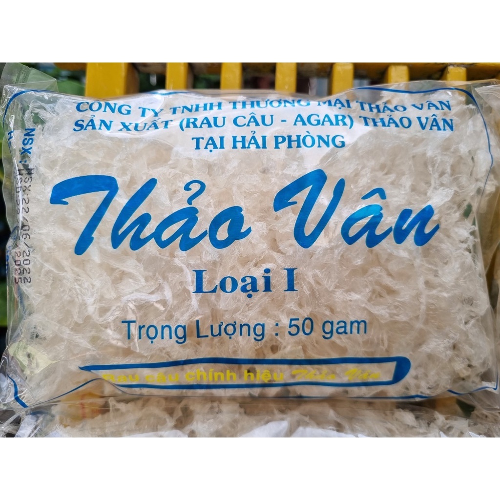 Rau câu sợi Thảo Vân 50gr/gói, HSD 2026