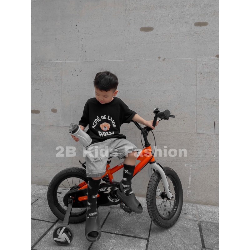 Áo thun A.D.LV TEDDY BEAR cho bé chất liệu cotton cao cấp thoáng mát 2BKidFashion