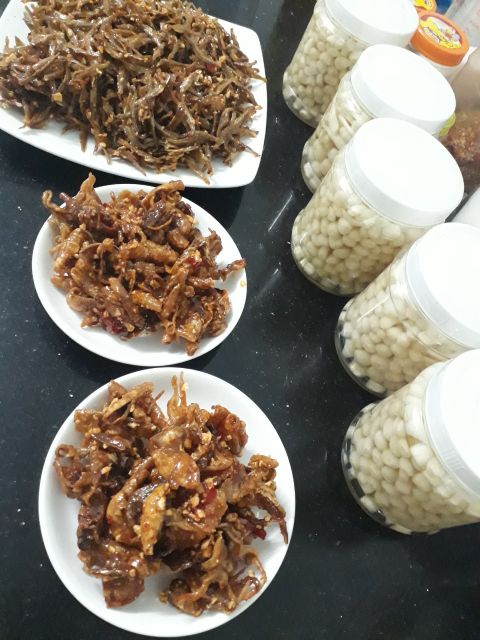 [AN TOÀN, CHẤT LƯỢNG] Mực rim me, mực rim tỏi ớt nhà làm - ngon sạch không hoá chất Hũ 200g | BigBuy360 - bigbuy360.vn