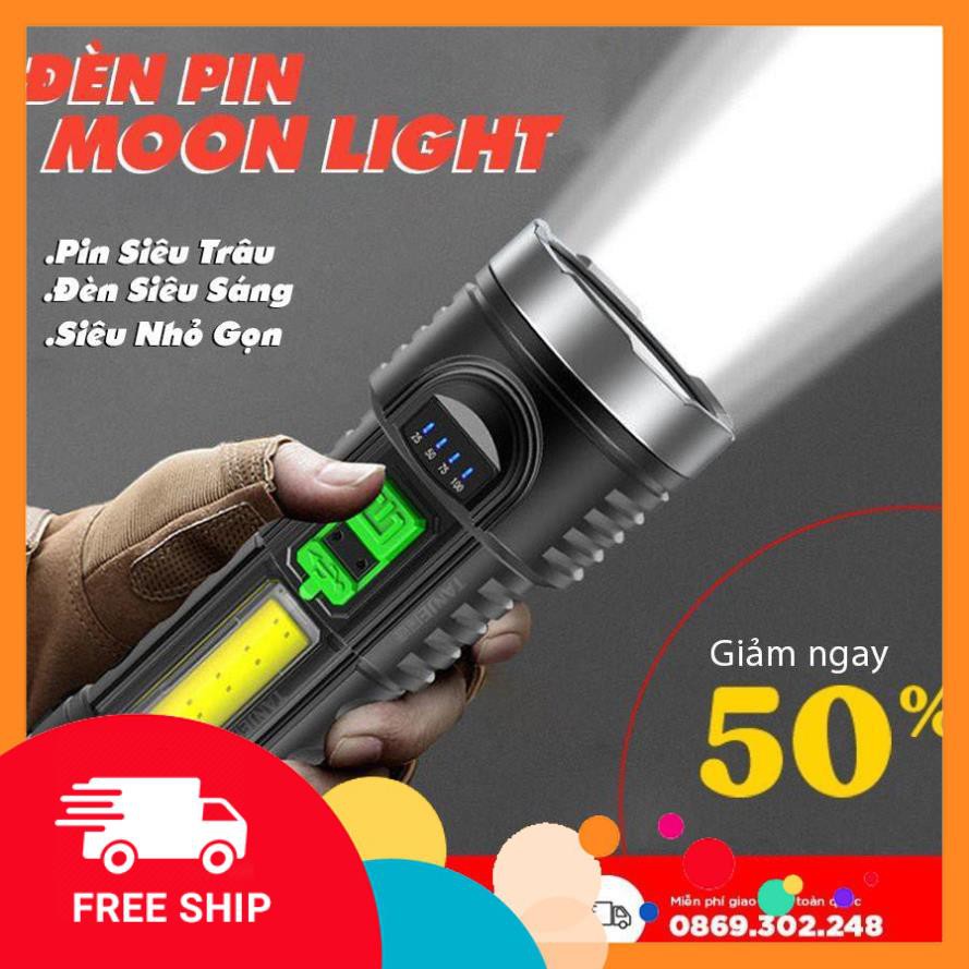 Đèn Pin THÔNG MINH EONMART 2IN1 MOON LIGHT 4 CHế Độ Siêu Sáng ,Siêu NHỏ Gọn 2021 Bền Bỉ [CHÍNH HÃNG]