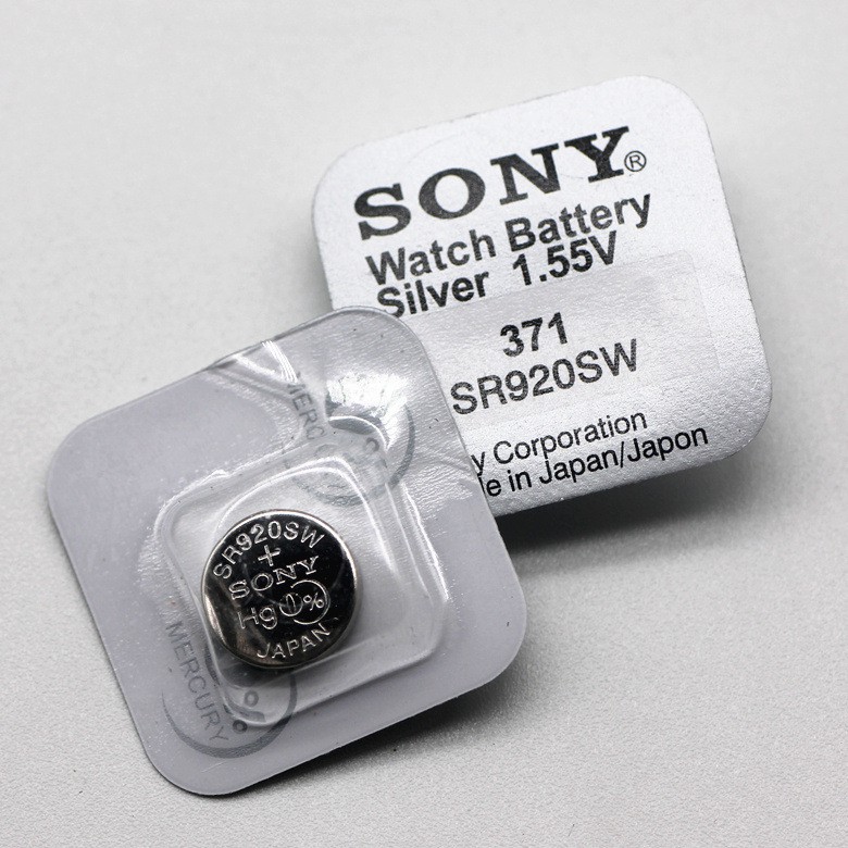 Pin Sony 371 SR920SW dành cho đồng hồ nhiều kim (Loại tốt - Giá 1 viên)