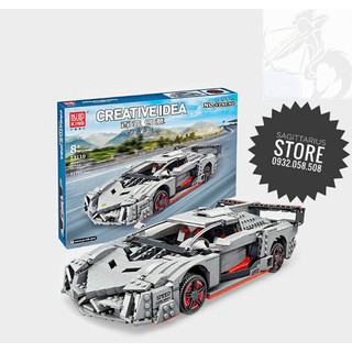 Lego MouldKing 13110 Lắp Ráp Xe Lamboghini Veneno ( 1170+ Mảnh )