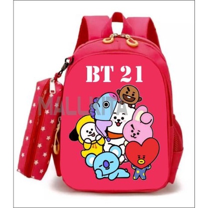 Promo Balo Đi Học Mẫu Giáo BT21 KPOP BTS E2Z9 Thời Trang Hàn Quốc Đáng Yêu Cho Bé Trai Gái 2020