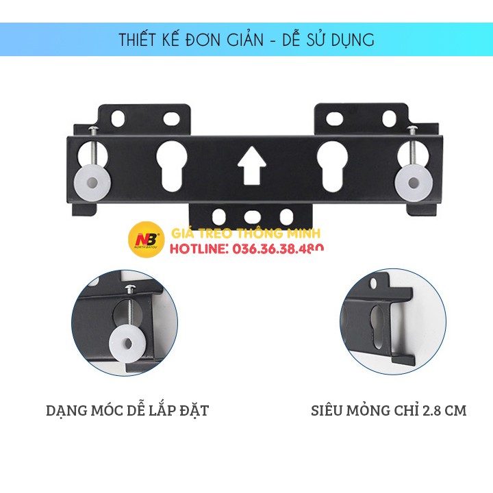 Giá treo tivi thông minh LG016 14 - 24 - 27 - 32 - 40 - 43 inch - Giá Treo Tivi Siêu Mỏng Dễ dàng lắp đặt