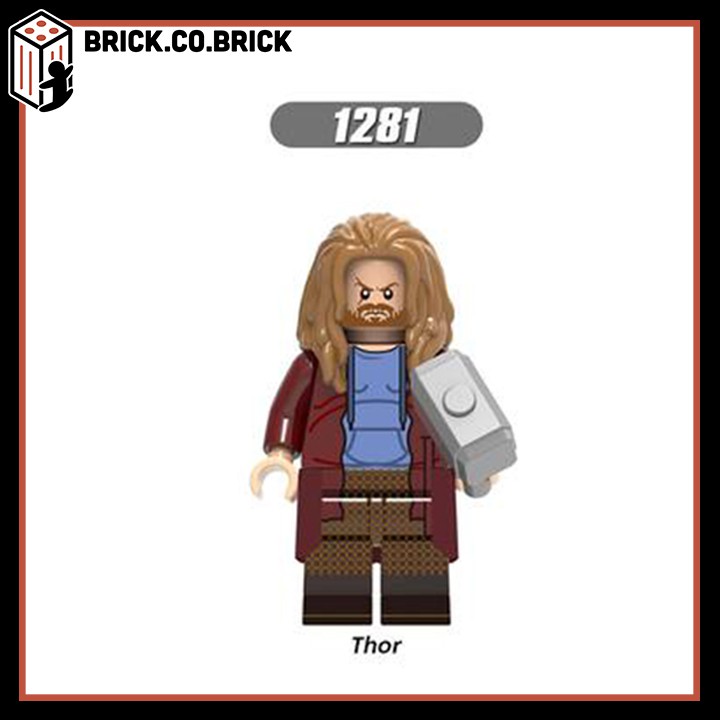 Xếp hình Siêu Anh Hùng Marvel Đồ Chơi Lắp ráp Super Hero Tony Stark Ancient One Valkyrie Thor X0260