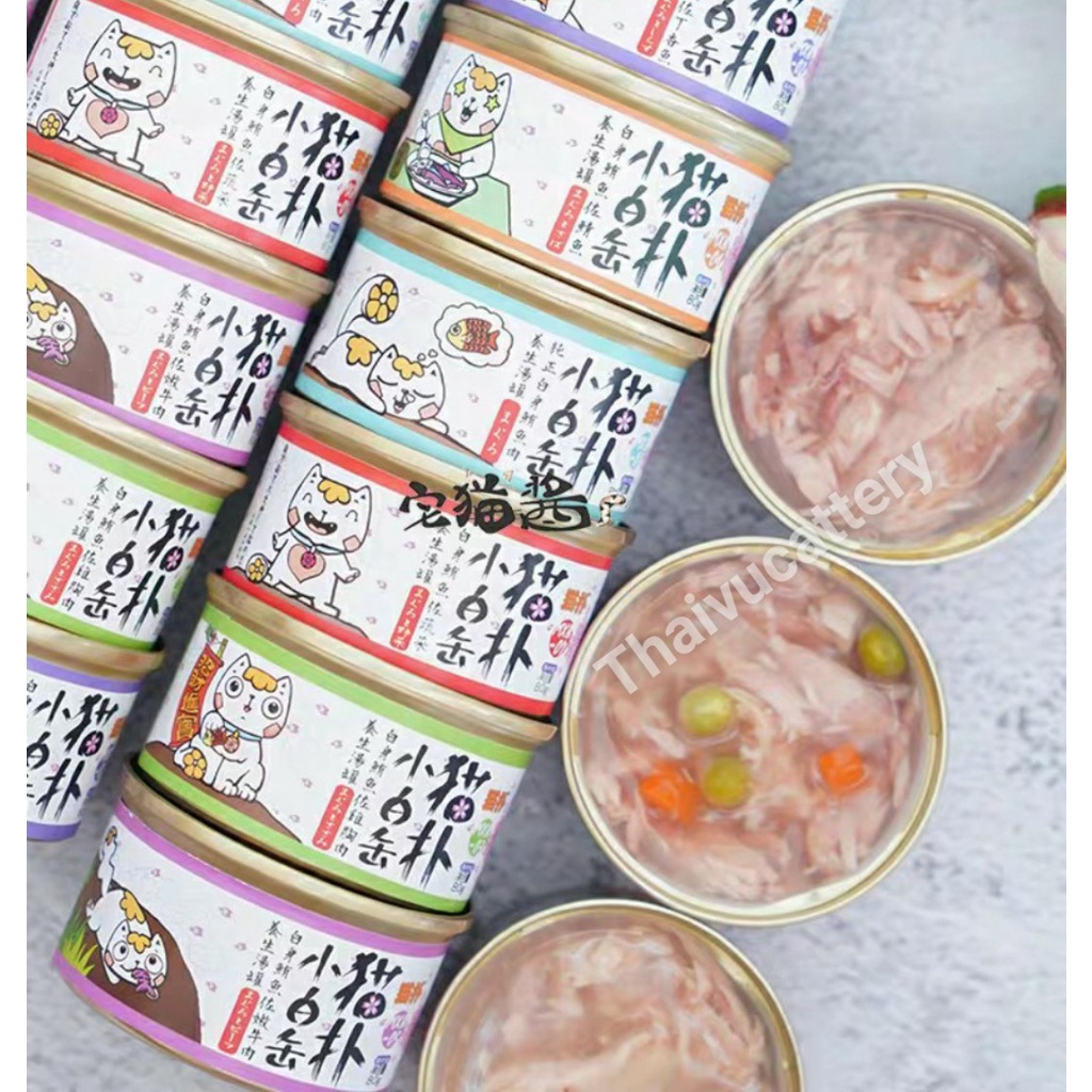 Pate Súp Cá Ngừ Ma Bư Hộp 80gr 6 Vị Mix Tổng Hợp
